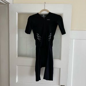 Women's Gen II Elite Aero Short Sleeve Tri Suit - Black - Black / Medium/Tall